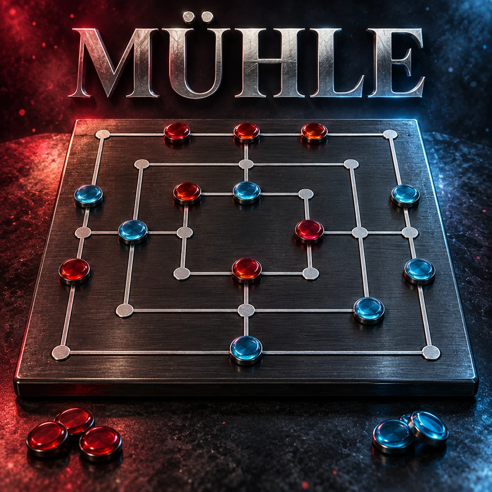 Mühle – kostenloses Browser-Spiel